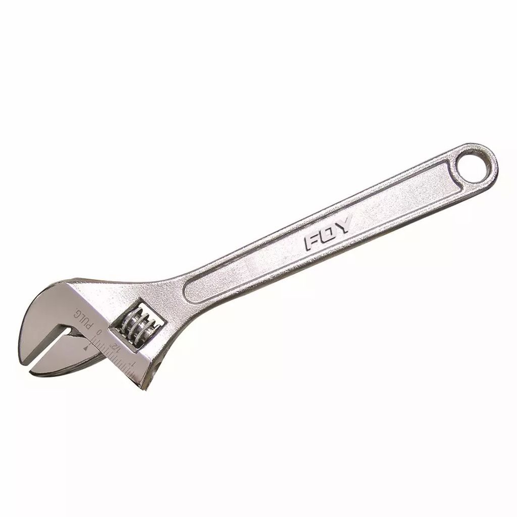 LLAVE AJUSTABLE 8" SATINADA, FOY