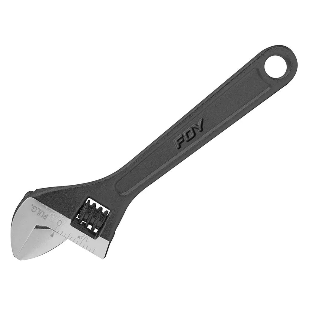 LLAVE AJUSTABLE 8" NEGRA, FOY