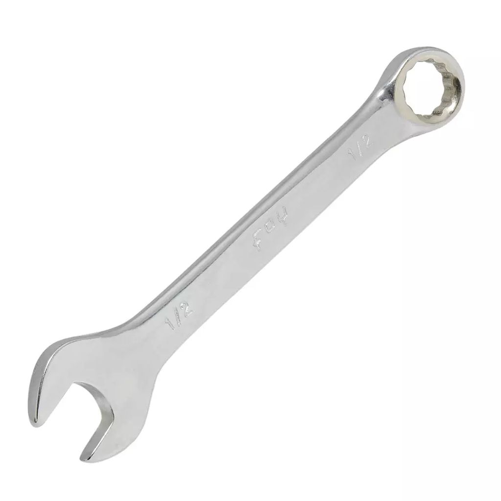 LLAVE COMBINADA 1/2" 12 PTAS PULIDO ESPEJO, FOY