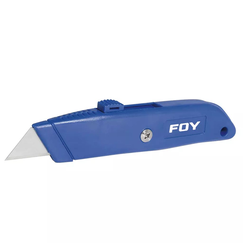 CUTTER 6" PLASTICO CUCHILLA CORTA, FOY