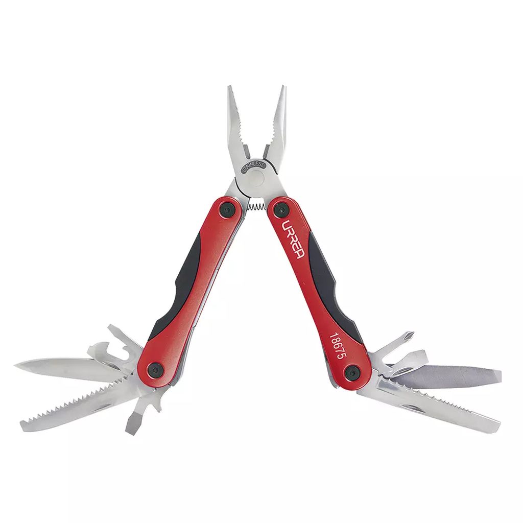 NAVAJA MULTIHERRAMIENTA CON PINZA 15 EN 1 A.INOX MANGO ERGONOMICO, URREA