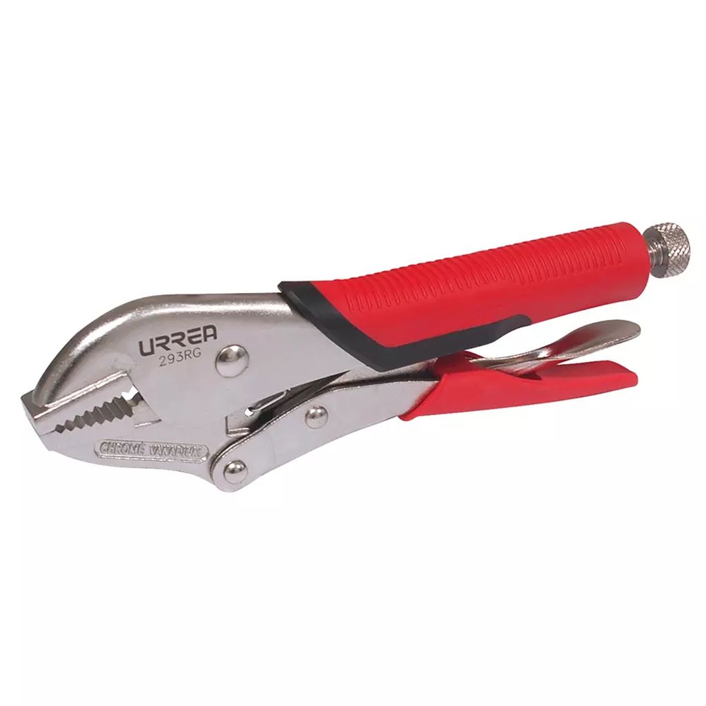 PINZA DE PRESION QUIJADA RECTA 10" MANGO BIMATERIAL, URREA
