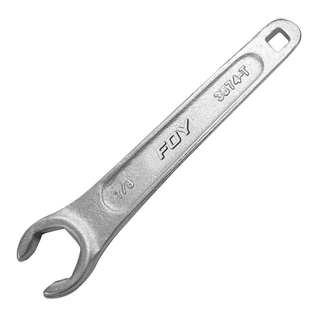 LLAVE PARA GAS 7/8" SATINADA, FOY