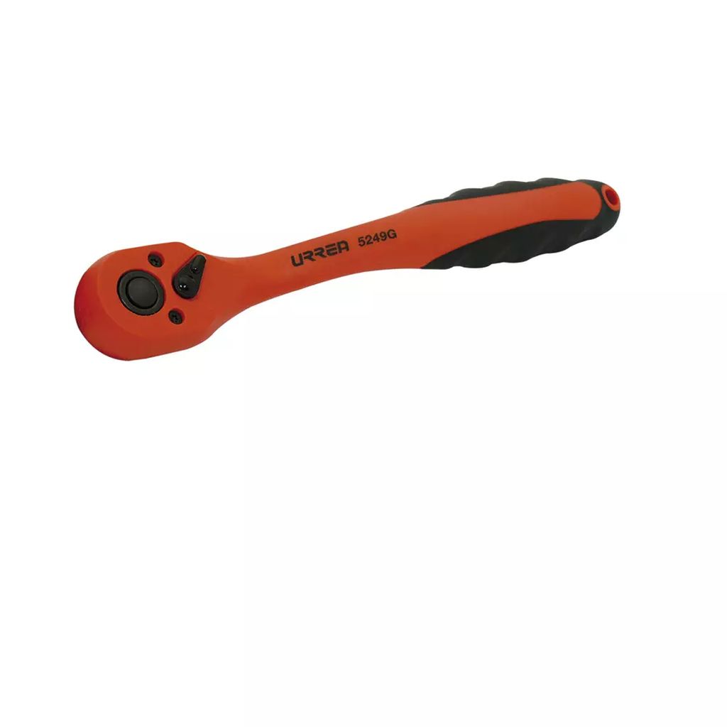 MATRACA REVERSIBLE 3/8" CABEZA PERA 8" RECUBIERTA DE POLIPROPILENO, URREA