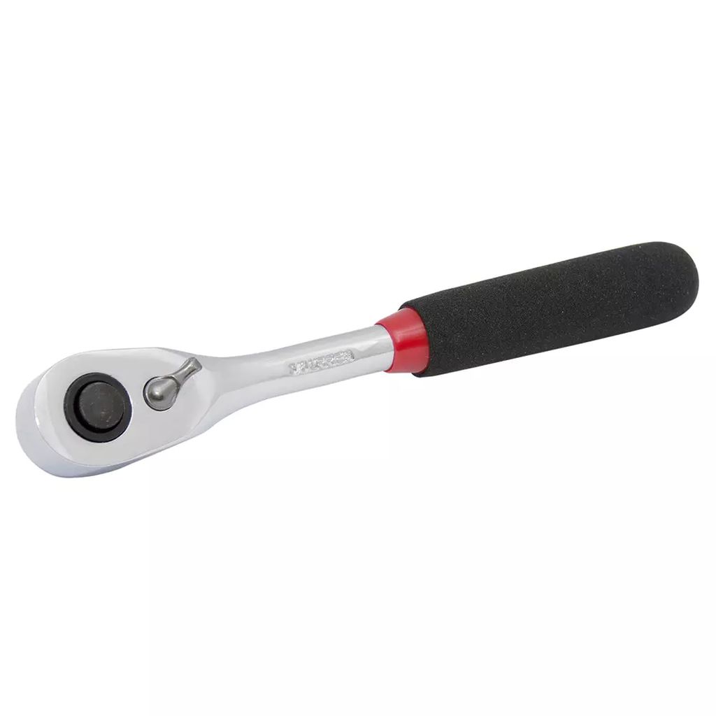 MATRACA REVERSIBLE 3/8" CABEZA PERA 7" MANGO RUBBER GRIP, URREA