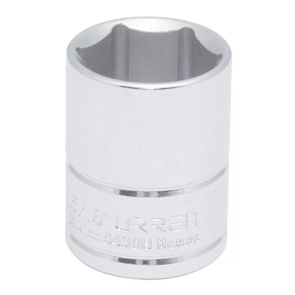 DADO CUADRO 1/2"X15/16" CORTO 6 PTAS., URREA
