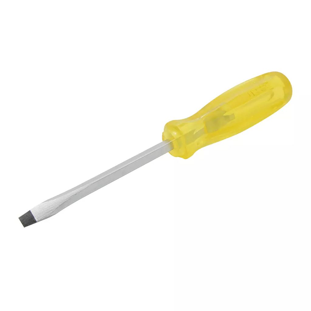 DESARMADOR PLANO 1/4"X4" (AMBAR) (BARRA CUADRADA), URREA