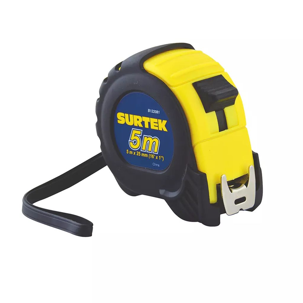 FLEXOMETRO 5.0MT X 25MM ANTI-IMPACTO BLISTER, SURTEK