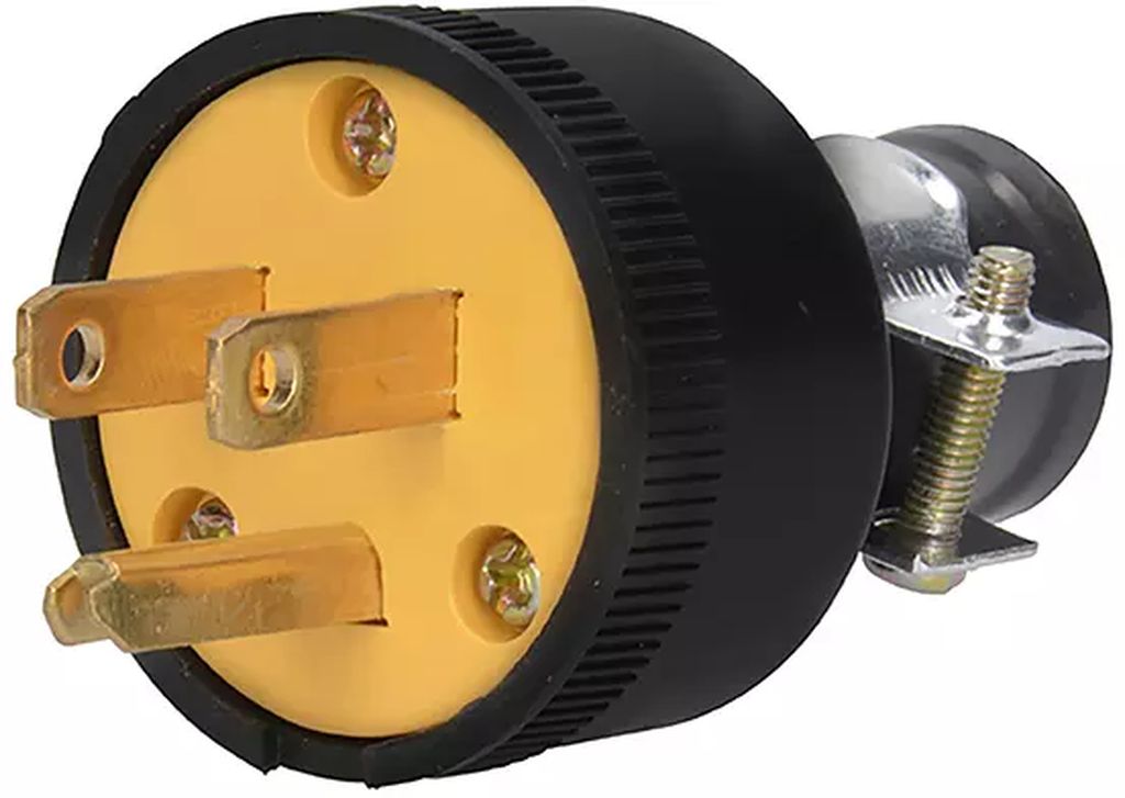 CLAVIJA REFORZADA ATERRIZADA DE ABS/PVC 15A, SURTEK