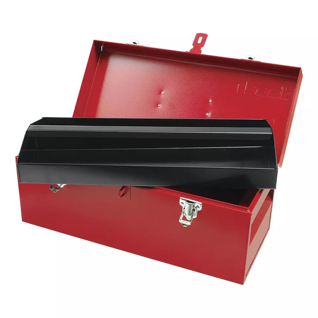 CAJA PARA HERRAMIENTA 17 " X7 "  METALICA PARA USO PESADO, URREA
