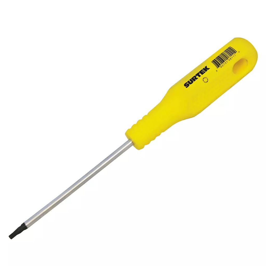 DESARMADOR TORX T15 DE 4" (AMARILLO), SURTEK