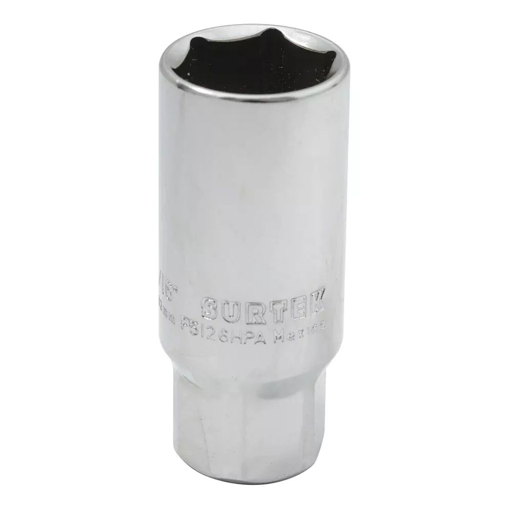 DADO CUADRO 3/8 X 13/16" PARA BUJIA CON NEOPRENO, SURTEK