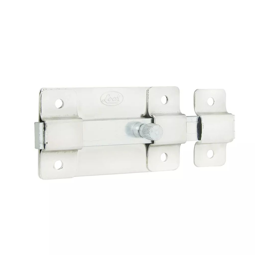 PASADOR DE BARRA PLANA 76MM NIQUELADO, LOCK