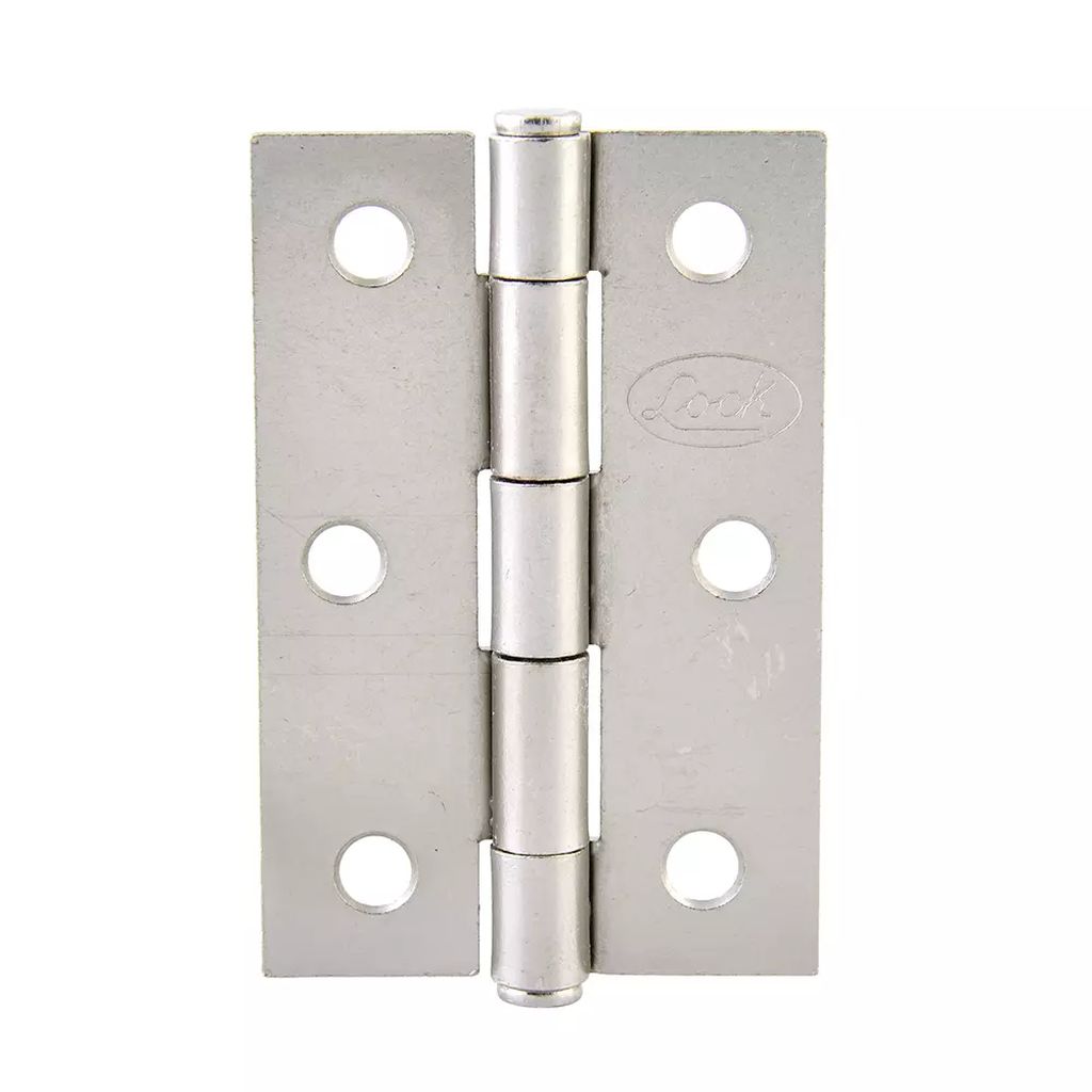 BISAGRA LIGERA RECTANGULAR 1" X 1" (25MM X 25MM) NIQUEL SATINADO CON TORNILLOS, LOCK