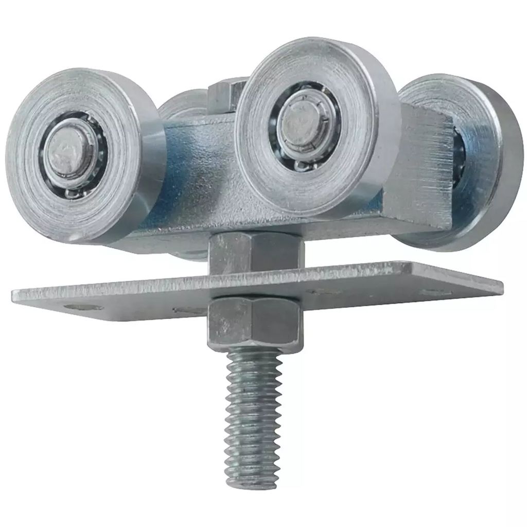 CARRO DE 4 RODAMIENTOS 15/16" (CARRETILLA) PARA PORTON 300KG, LOCK