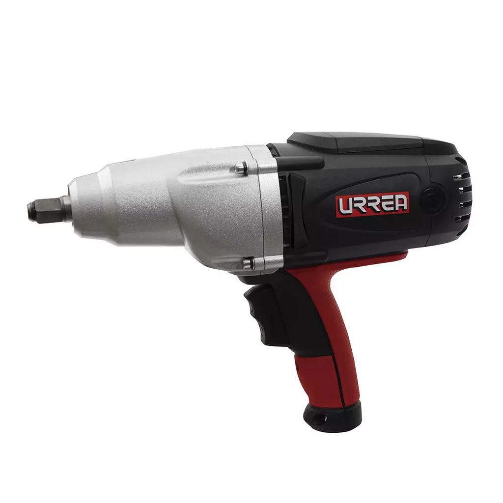 PISTOLA DE IMPACTO ELECTRICA 1/2" 1100 W 3000 GPM 350FT/LB REVERSIBLE CON 4 DADOS USO PESADO, URREA