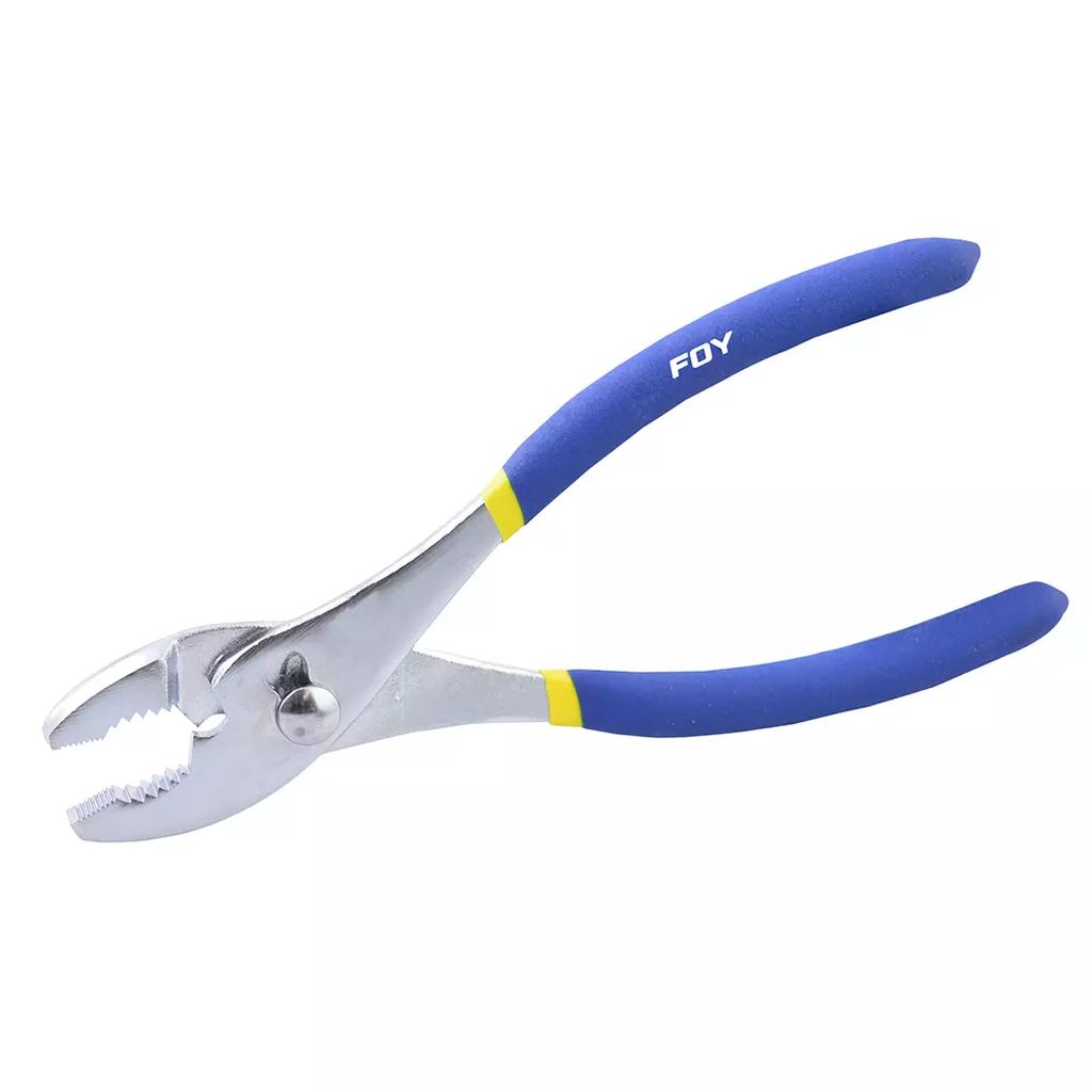 PINZA PARA MECANICO 6" CROMADA C/GRIP (TARJETA), FOY