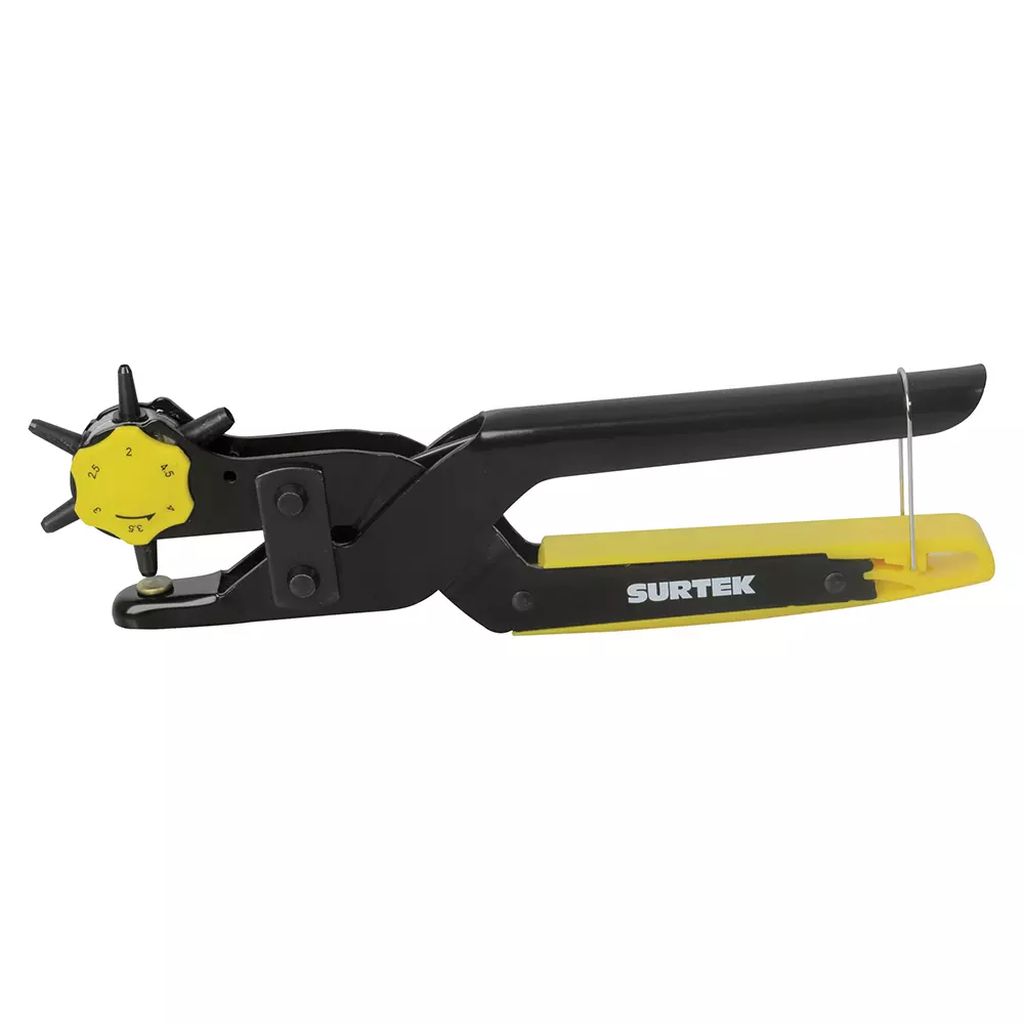 PINZA SACABOCADOS 8" PIEL-PLASTICO-VINIL-TELAS 6 PUNZONES, SURTEK