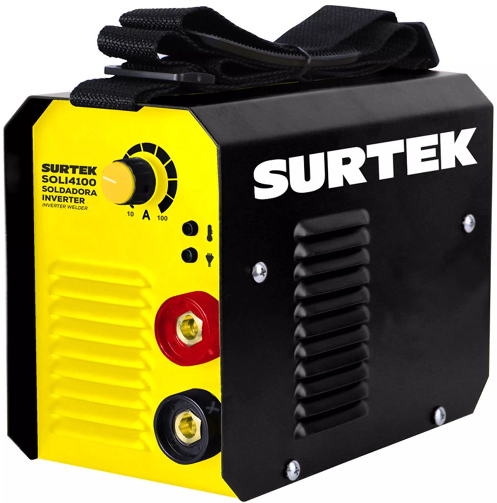 SOLDADORA PARA ELECTRODO REVESTIDO INVERTER 010-100 A 110 V (CA), SURTEK