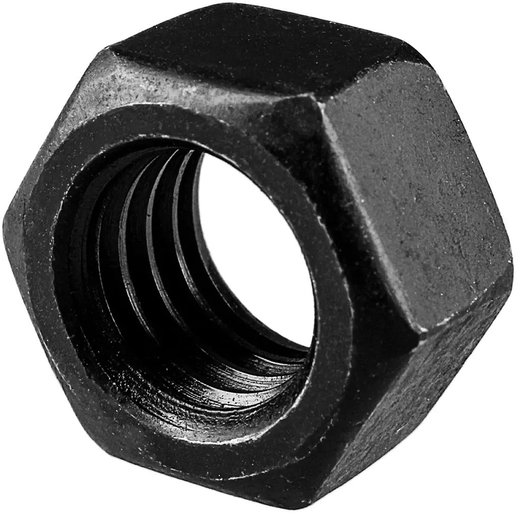 TUERCA HEXAGONAL 1/4" GRADO 5 ACABADO CARBON NEGRO (250 PZS), SURTEK