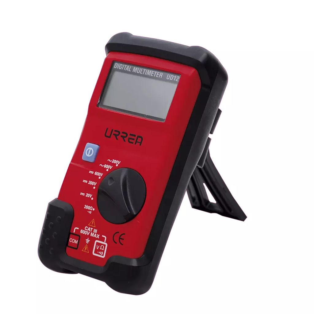 MULTIMETRO DIGITAL VOLTAJE CD 600V Y CA 600V, URREA