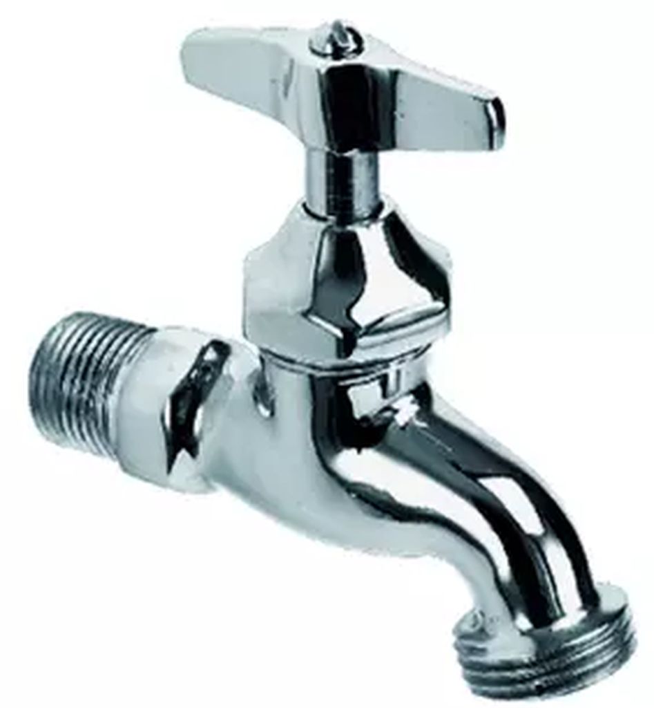 LLAVE PARA JARDIN 1/2" CROMADA, URREA PLOMERIA