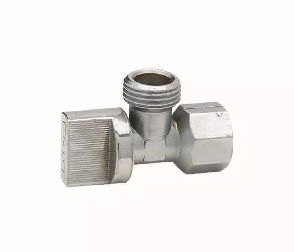 LLAVE ANGULAR PARA CONTROL DE AGUA 1/4 DE VUELTA LATON, DICA