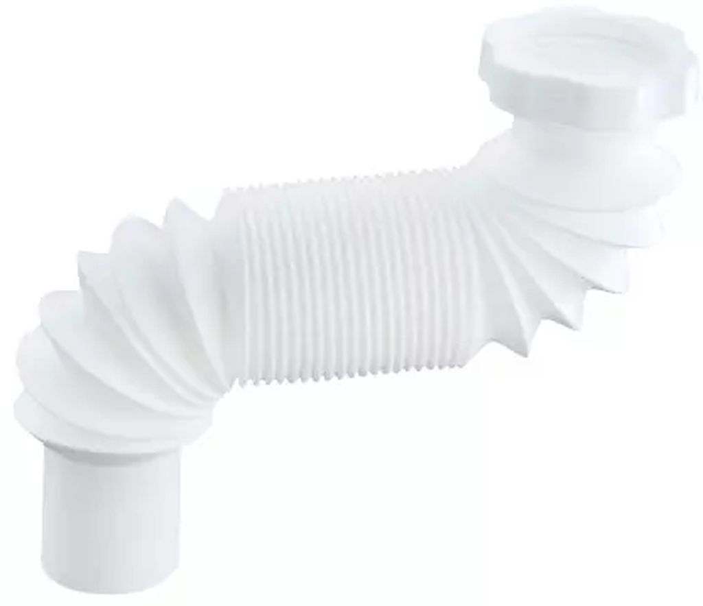 EXTENSION PARA LAVABO O FREGADERO FLEXIBLE CON ROSCA, URREA PLOMERIA