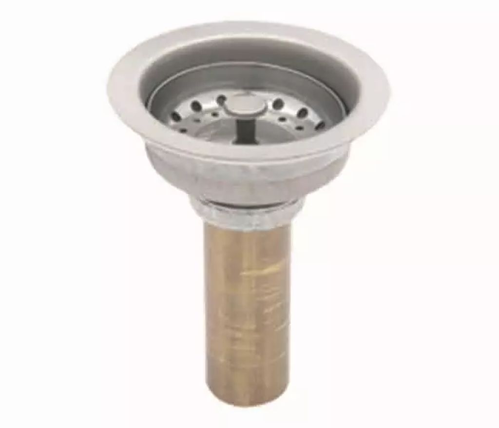 CONTRA CANASTA PARA FREGADERO DELRIN A.INOX. CON TUBO DE LATON, DICA