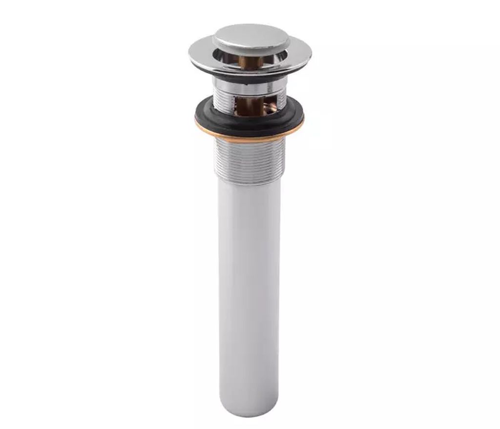 TUBO CONTRA PARA LAVABO CON TAPON PUSH DE LATON U3 4206CP