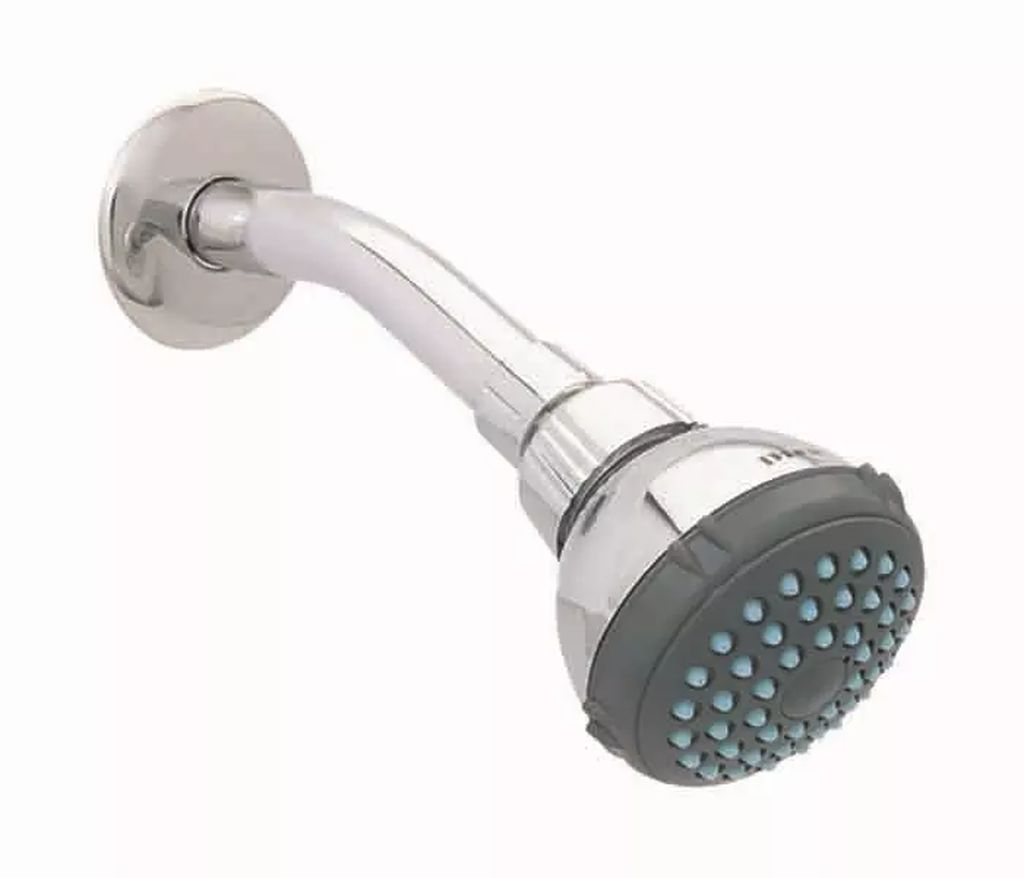 REGADERA CON BRAZO Y CHAPETON DE HIERRO SIST. LIMPIA FACIL (CROMO) U3 4506BV