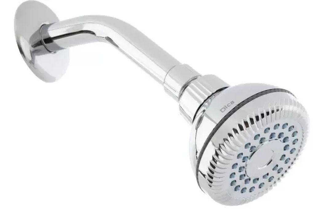 REGADERA CON BRAZO Y CHAPETON DE HIERRO SIST. LIMPIA FACIL (CROMO) U3 4507B