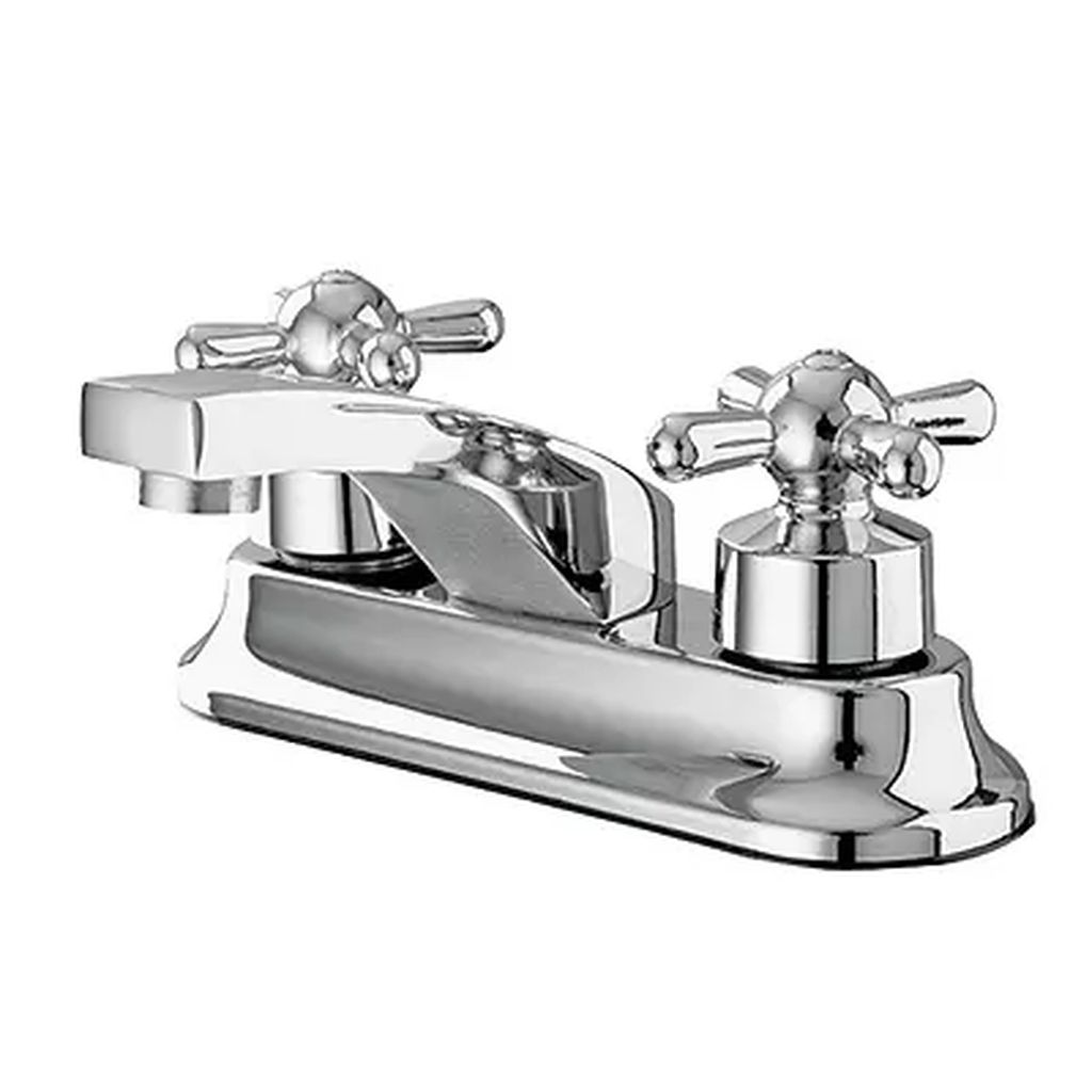 MEZCLADORA P/LAVABO 4" (NARIZ RECTA,SIN MANERALES) CROMO, URREA RESIDENCIAL